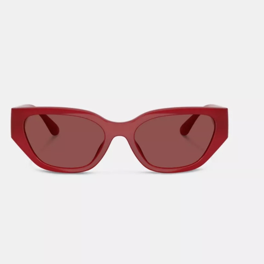 Coach Bold Red Cat Eye Sunglasses